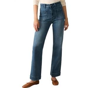 NEW FAHERTY stretch terry patch pocket pants in riverton